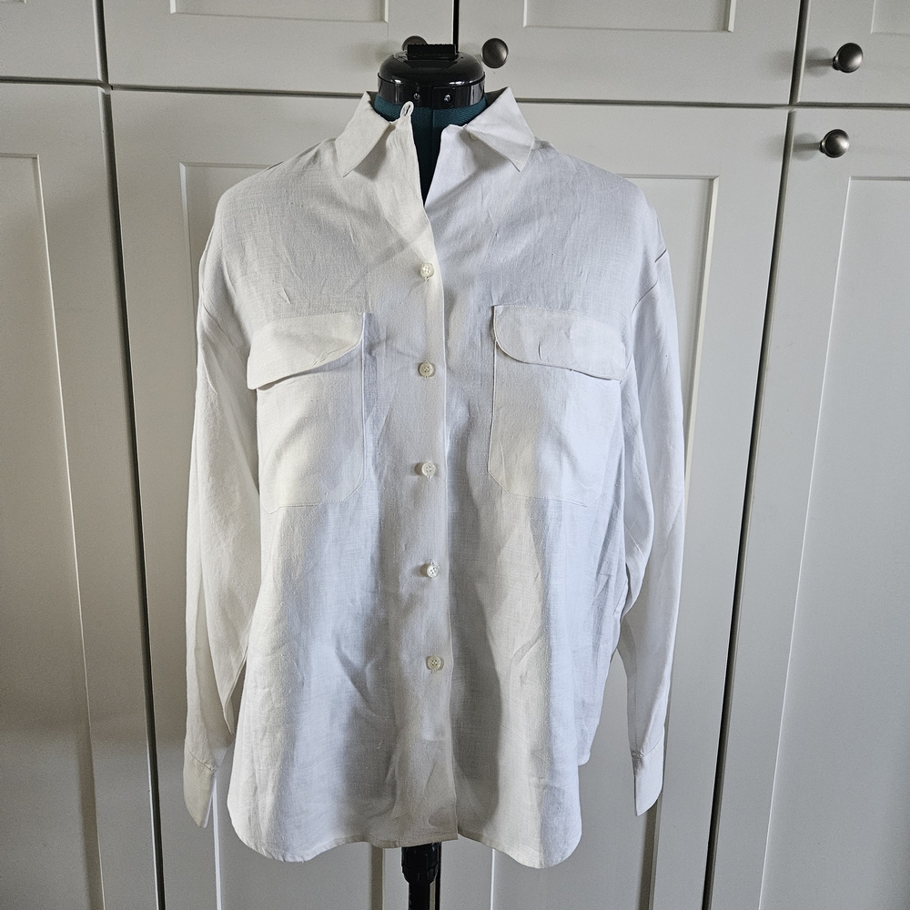 White Button-Up Shirt